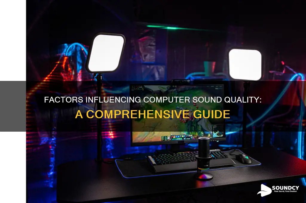 what affects computer sound quality