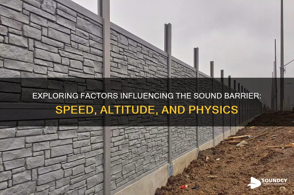 what affects the sound barrier