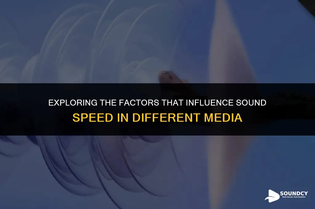 what affects the speed of sound in a medium