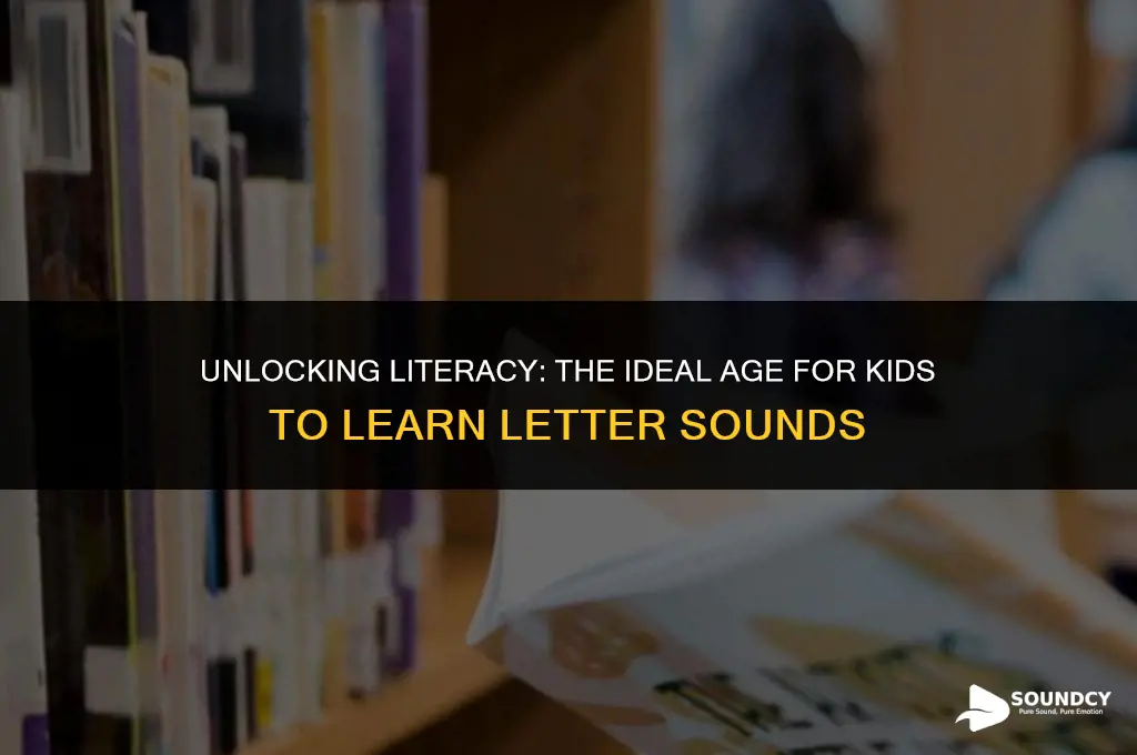 what age do kids want to learn letter sounds