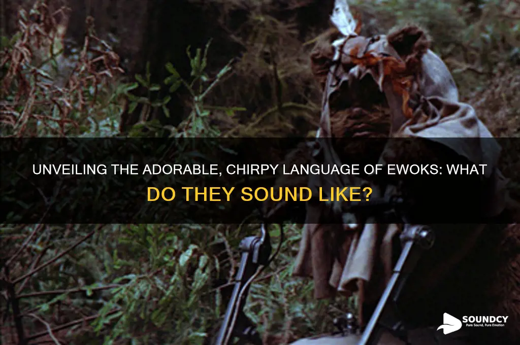 what an ewok sounds like