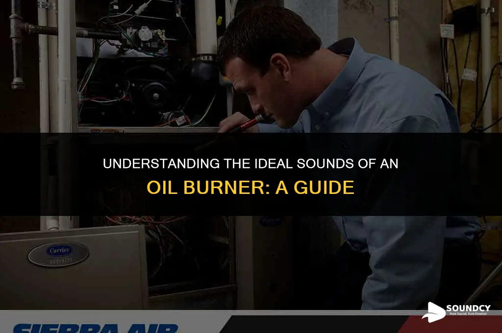 what an oil burner is suppose to sound like