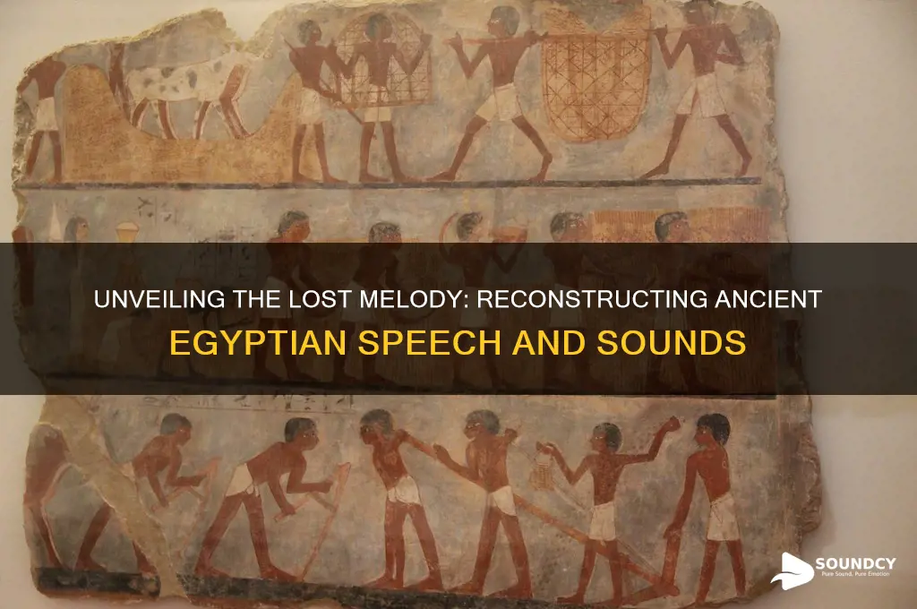 what ancient egyptian sounded like