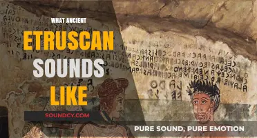 Unveiling the Lost Language: What Ancient Etruscan Sounds Like