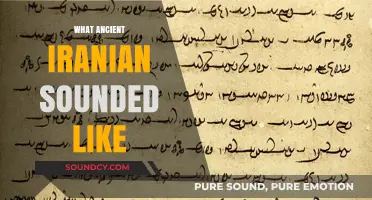 Unveiling the Lost Melody: Reconstructing Ancient Iranian Language Sounds