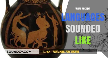 Unveiling the Lost Sounds: How Ancient Languages Truly Echoed Through Time