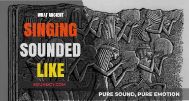 Unveiling the Lost Melodies: Reconstructing Ancient Singing Traditions