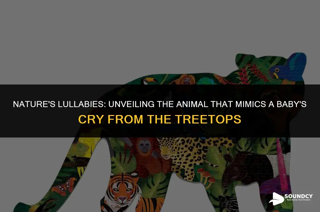 what animal in a tree sounds like a baby