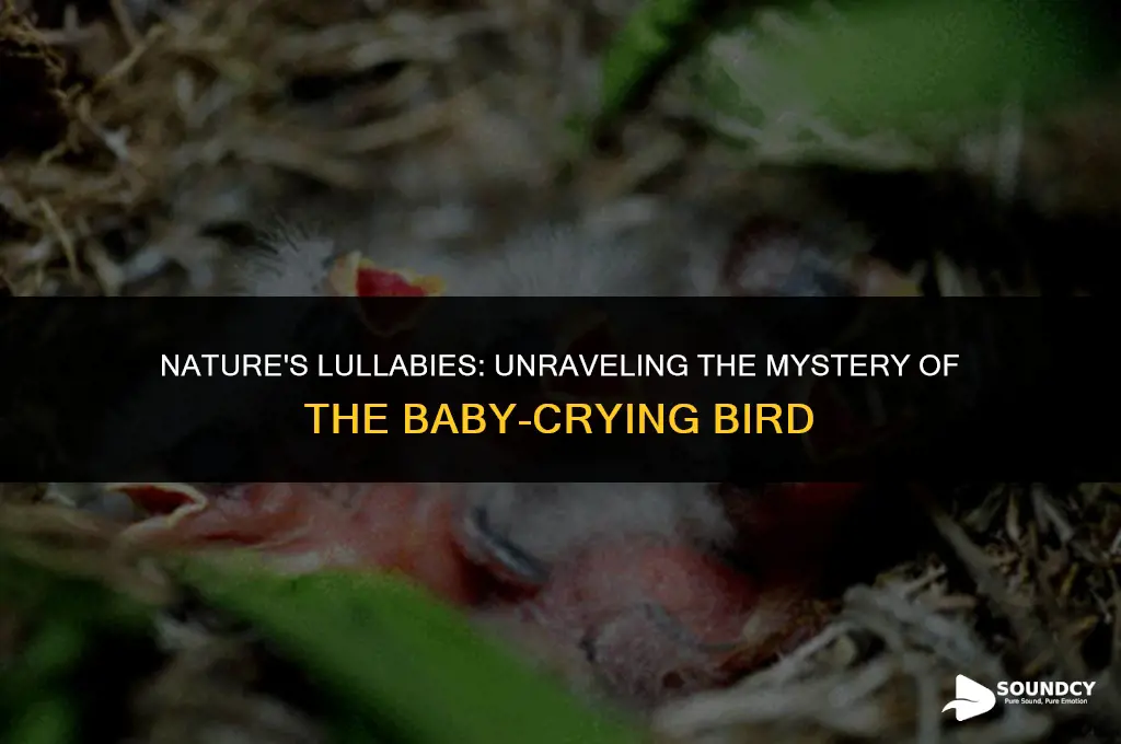 what animal makes a sound like a baby crying