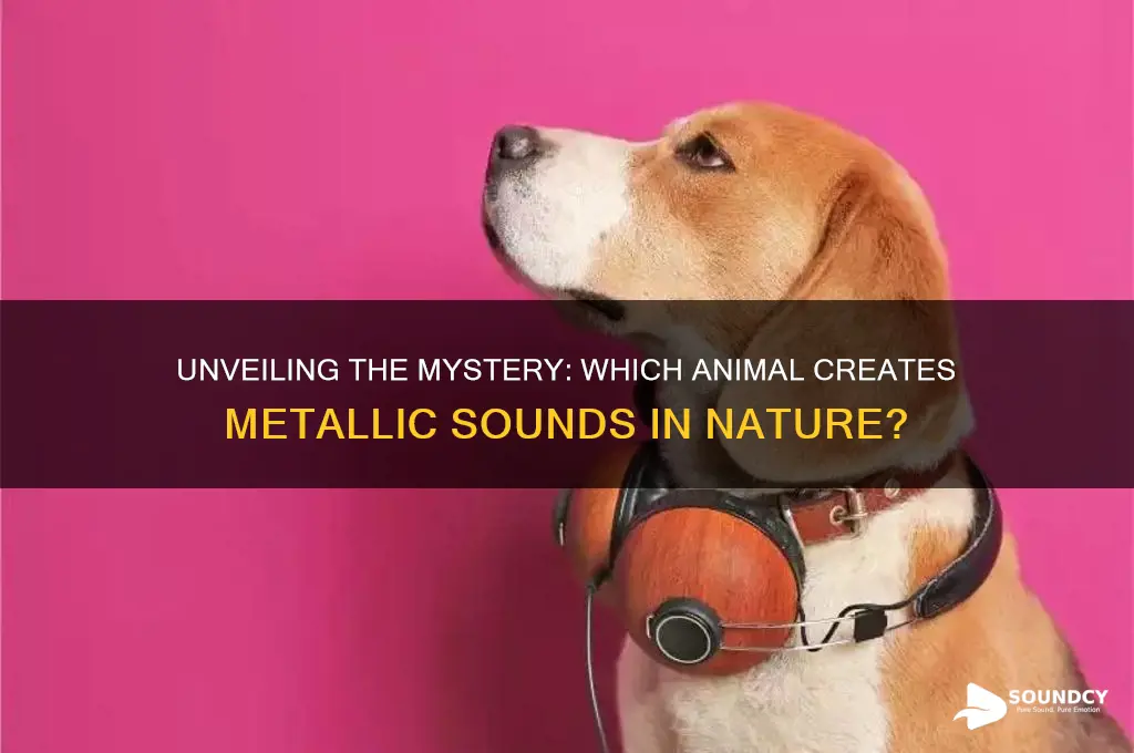 what animal makes metalic sounds
