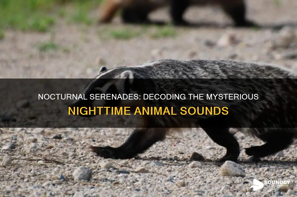 what animal sounds at night