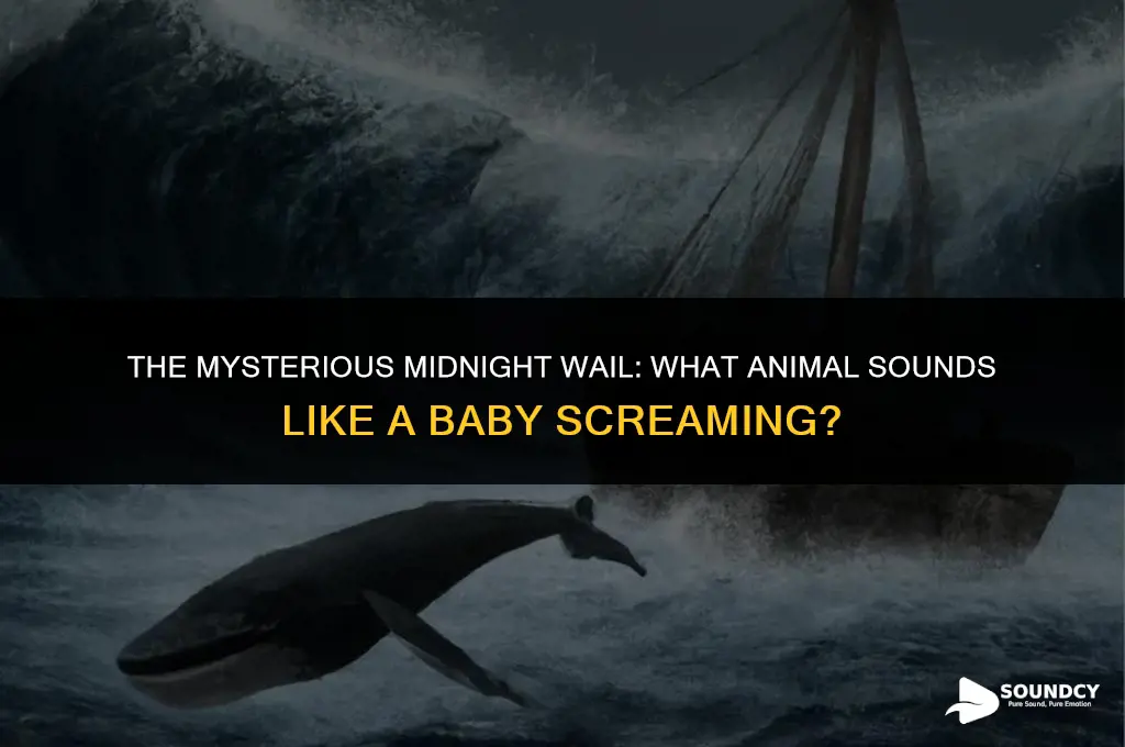 what animal sounds like a baby screaming at night