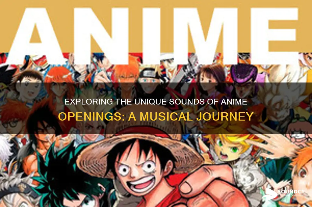 what anime openings sound like