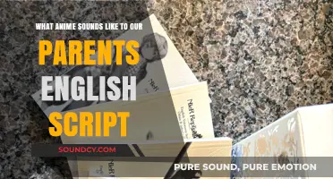 Deciphering Anime: How English Scripts Sound to Our Parents