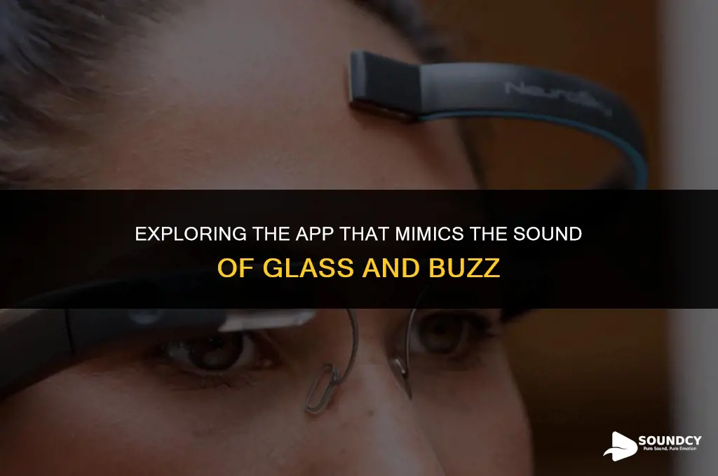 what app sounds like hitting a glass and buzz