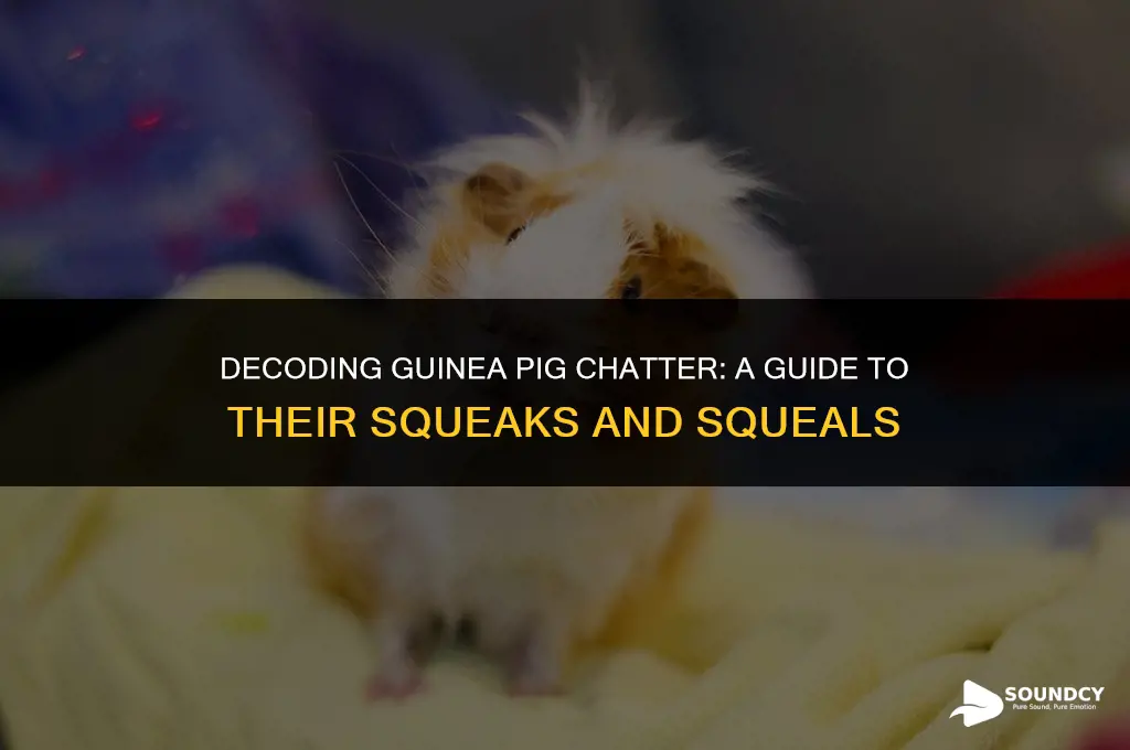 what are all the sounds that guinea pigs make