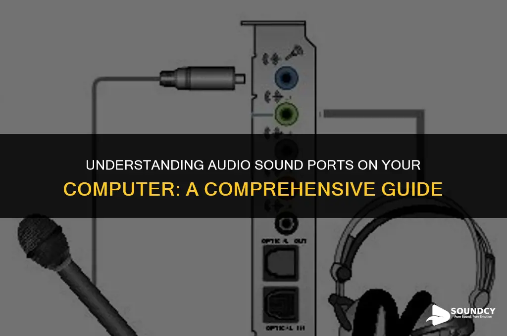 what are audio sound ports on a computer called