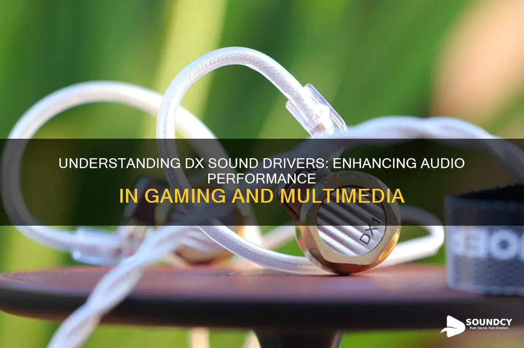 what are dx sound drivers
