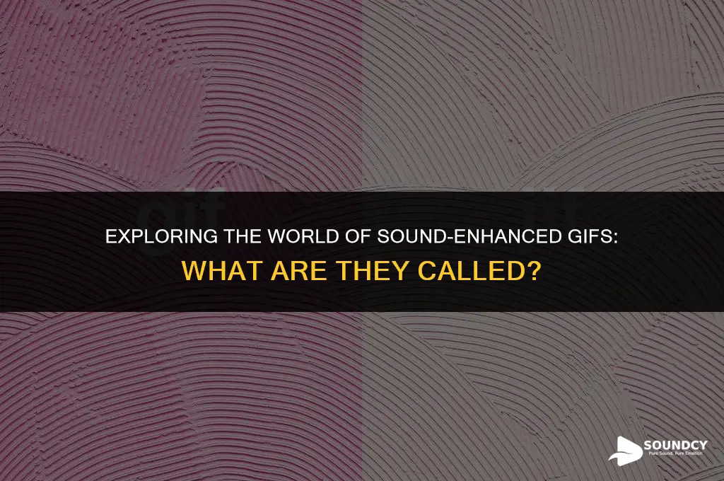 what are gifs called when they have the sound