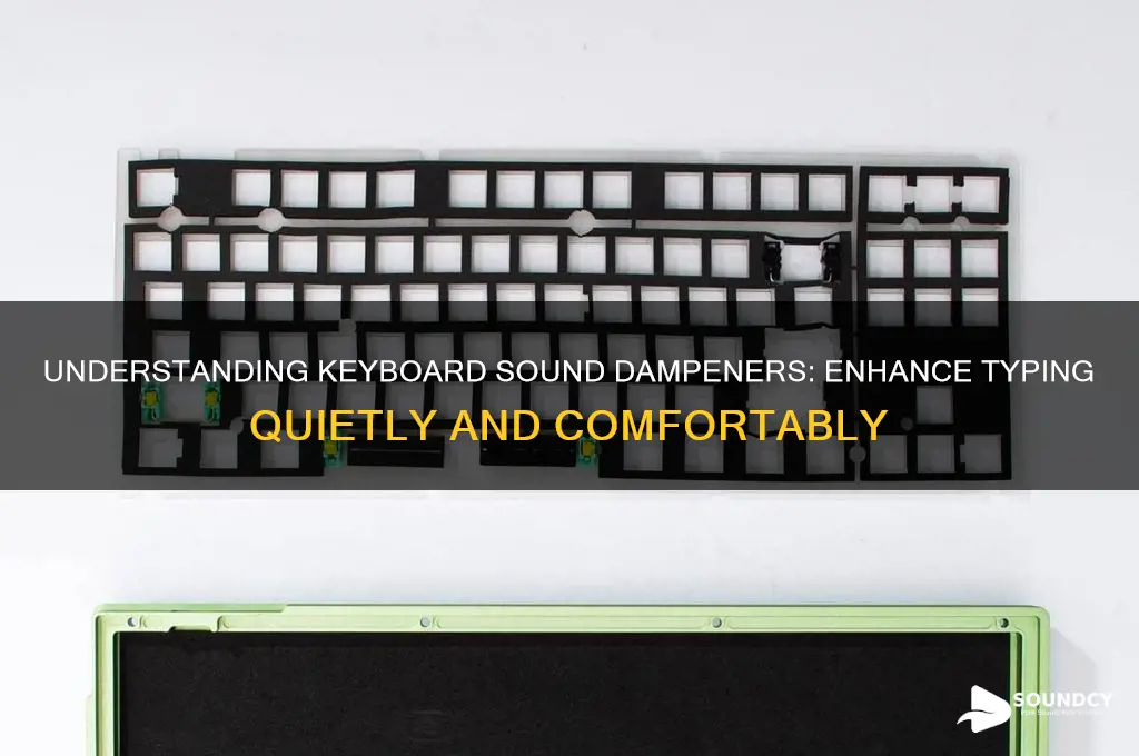 what are keyboard sound dampeners