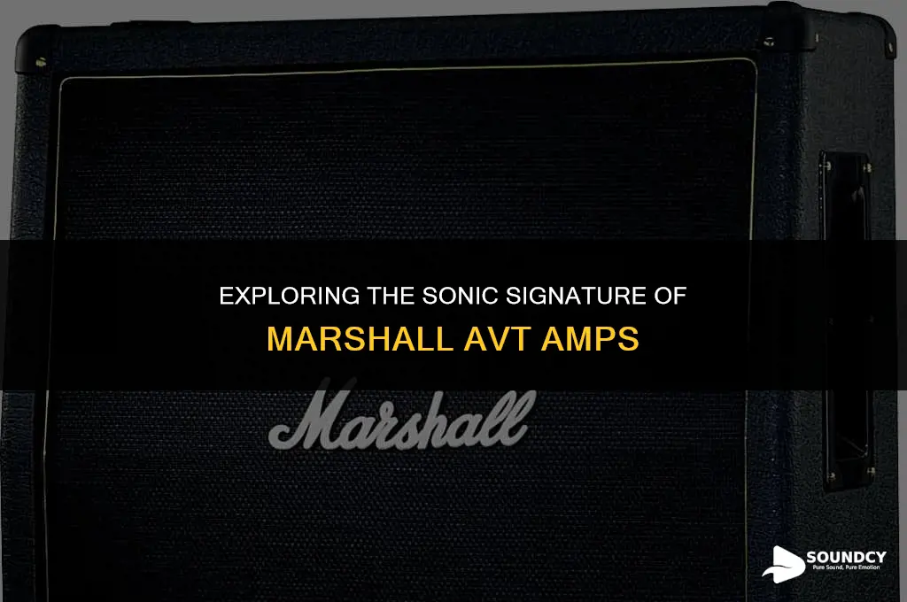 what are marshall avt amps supposed to sound like