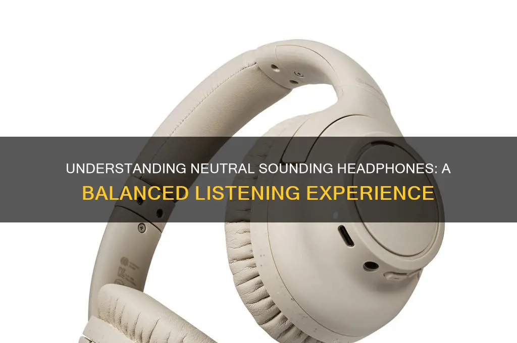 what are neutral sounding headphones