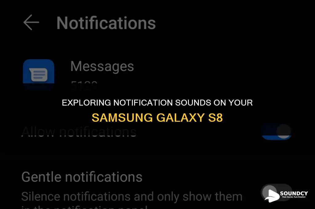 what are notification sounds on my samsung galaxy 8