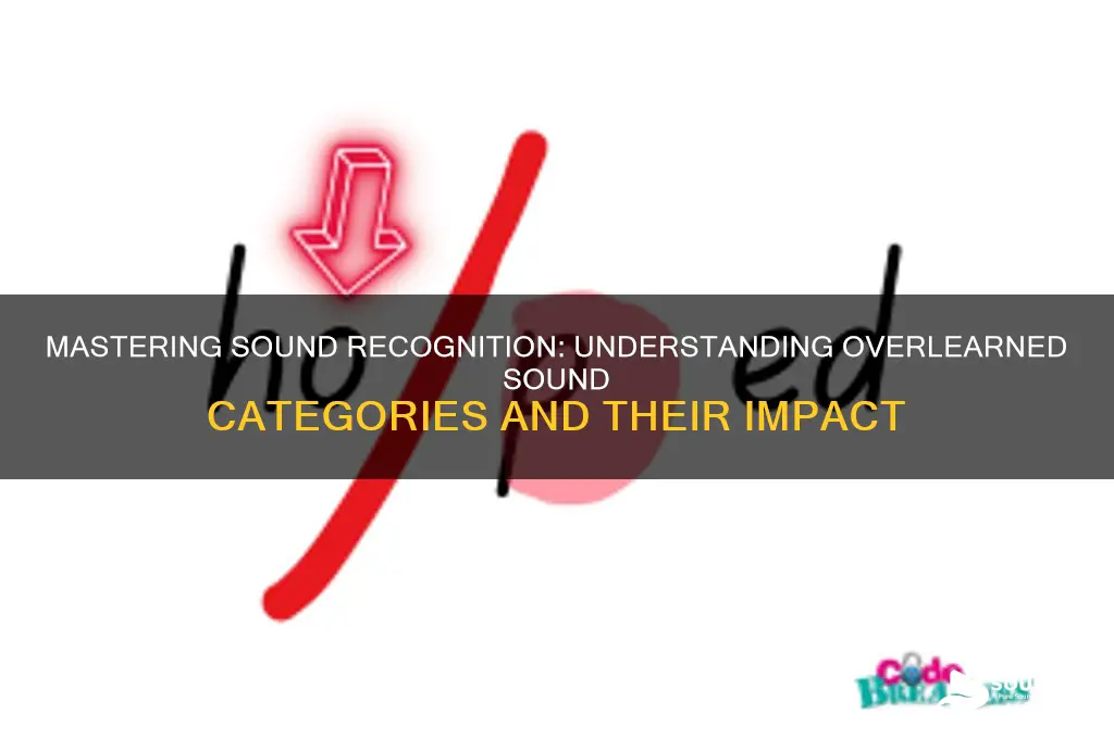 what are overlearned sound categories