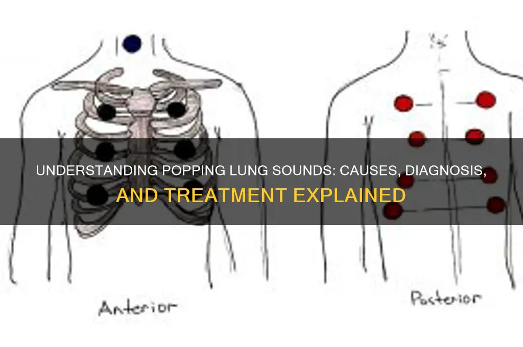 what are popping lung sounds