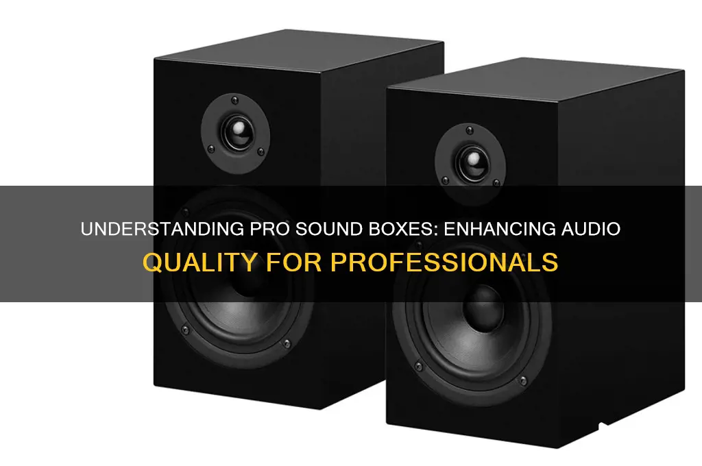 what are pro sound boxes