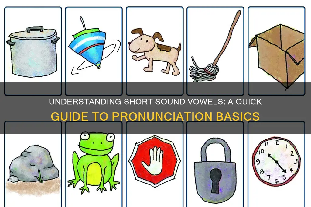 what are short sound vowels