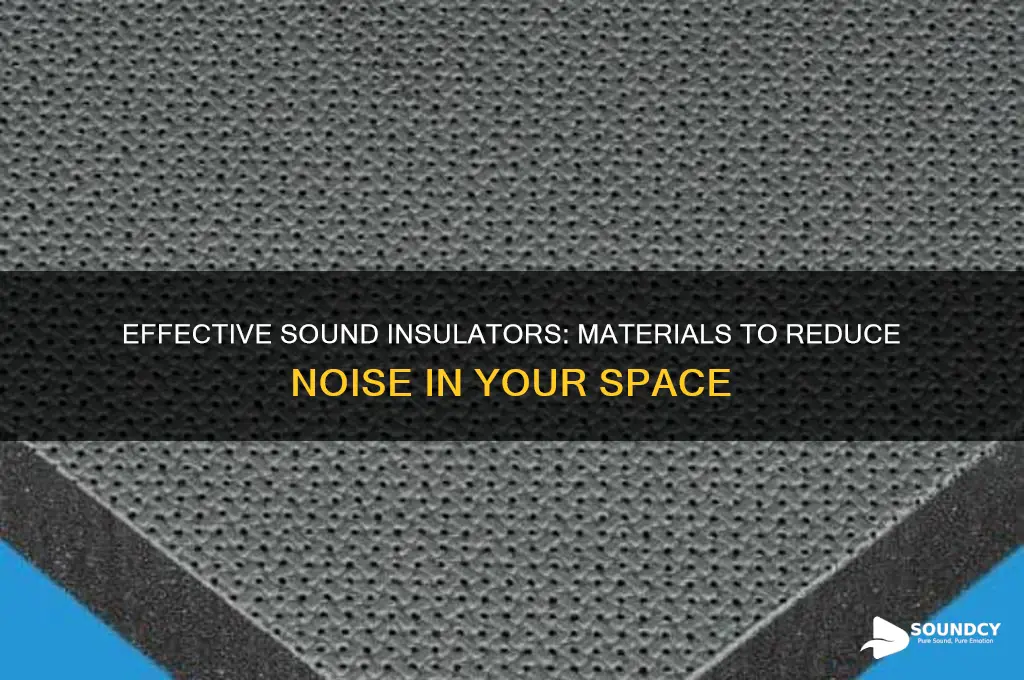 what are some sound insulators
