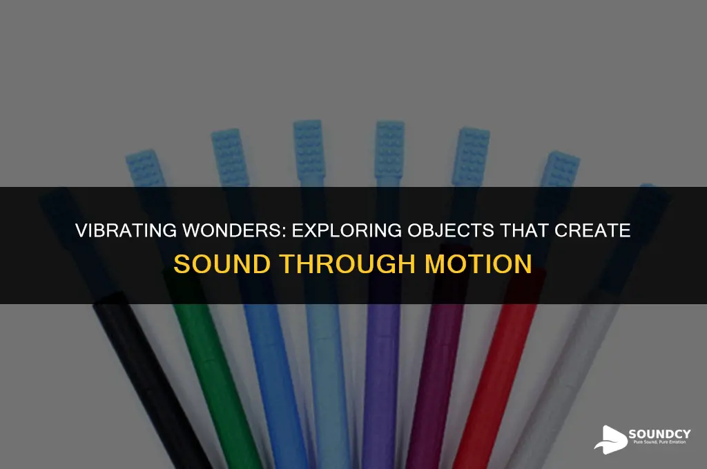 what are some things that vibrate to produce sound