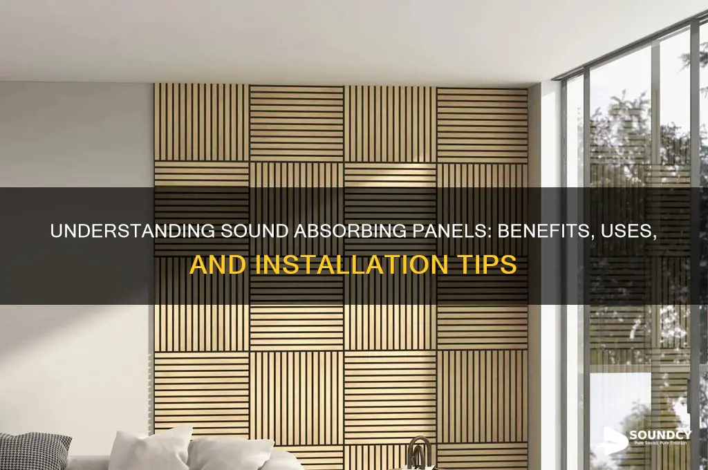 what are sound absorbing panels