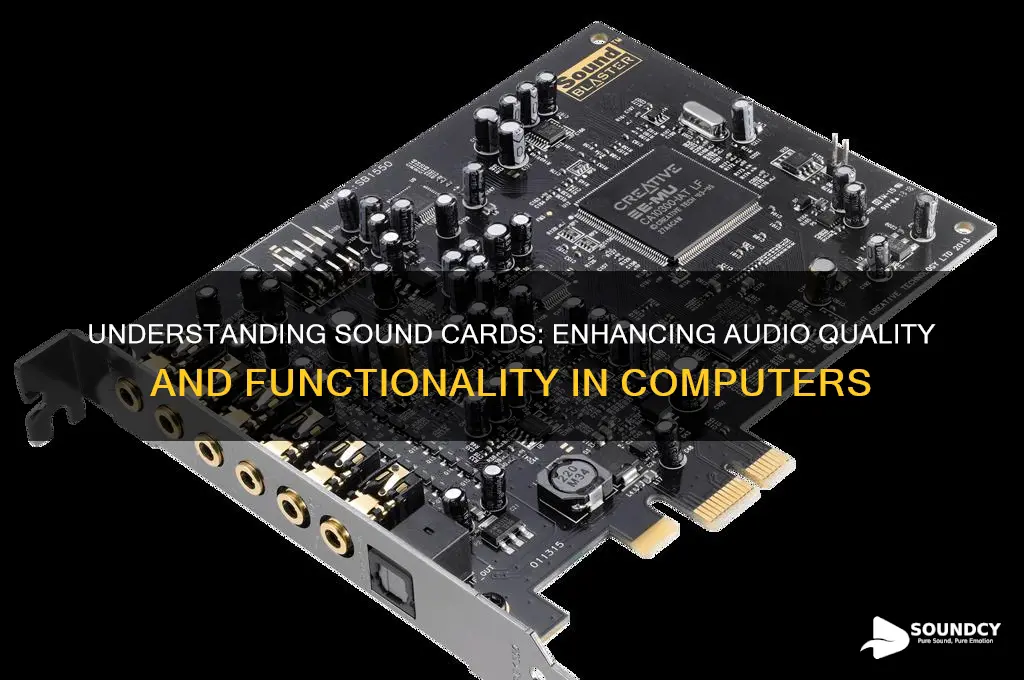 what are sound cards for