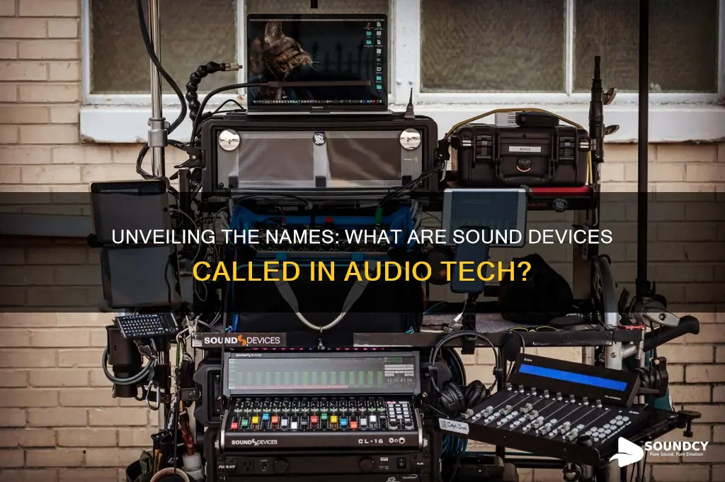 what are sound devides called