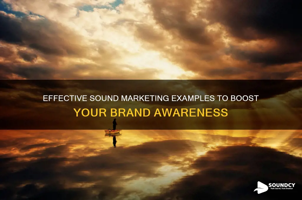 what are sound marketing examples