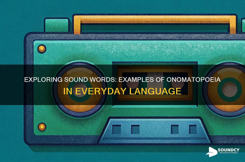 what are sound words examples