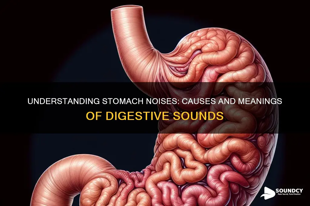 what are sounds from stomach