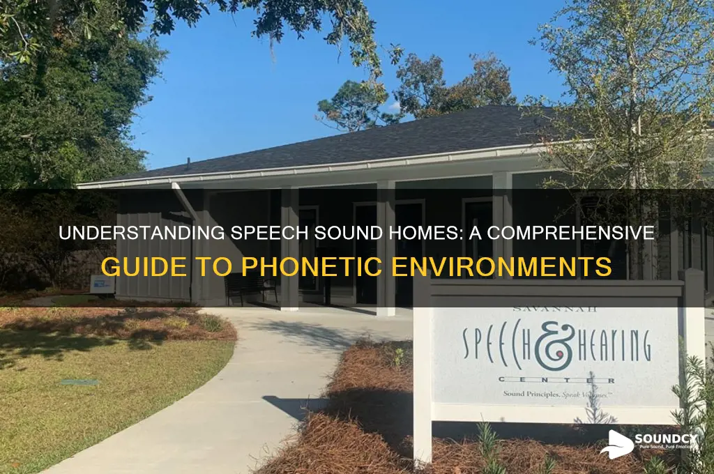 what are speech sound omes