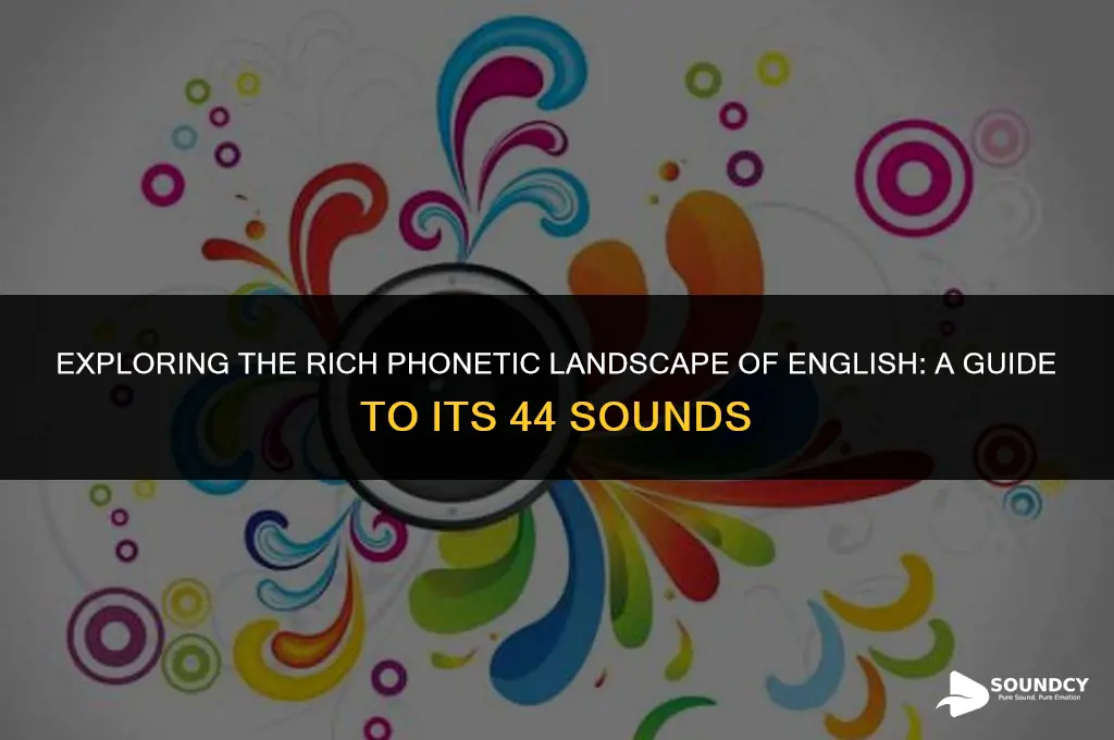 what are the 44 sounds in the english language