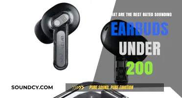 Top-Rated Sounding Earbuds Under $200: A Comprehensive Guide
