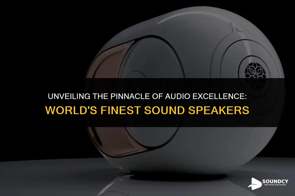 what are the best sound speakers in the world
