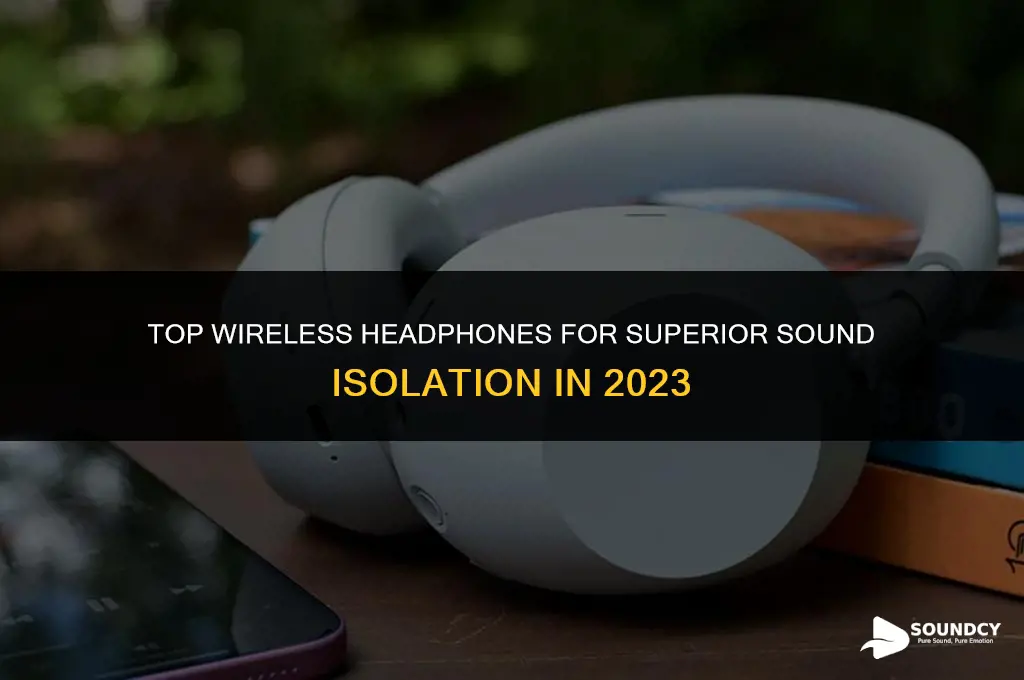 what are the best wireless headphones for sound isolation