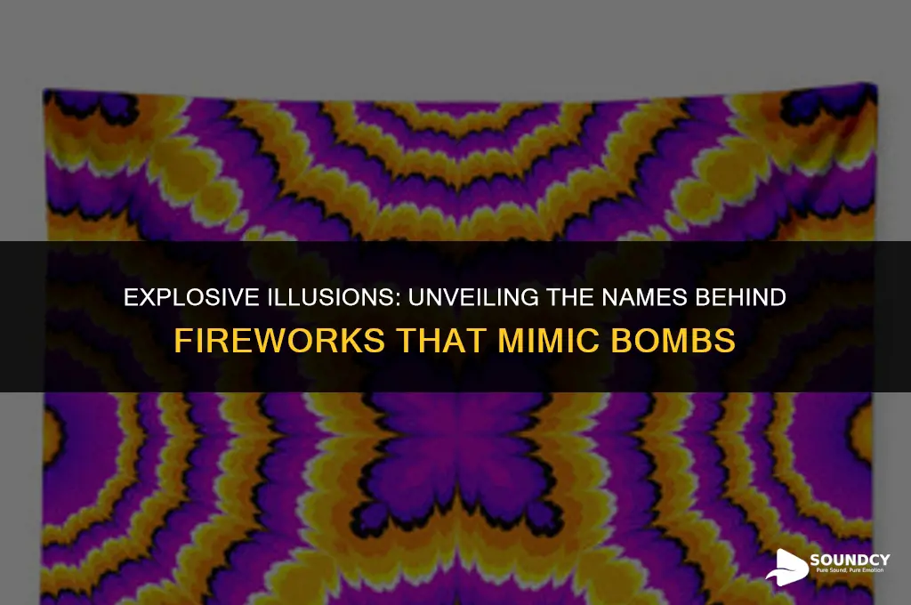what are the fireworks called that sound like bombs