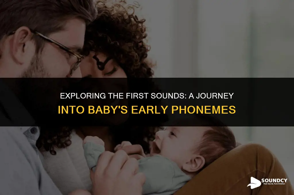 what are the first letter sounds a baby makes