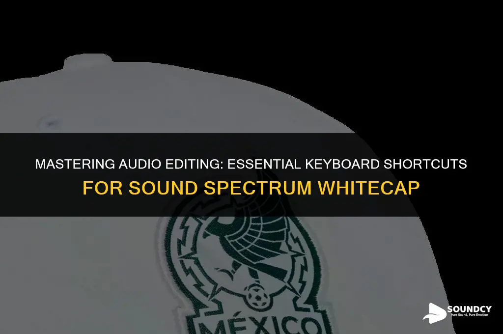what are the keyboard shortcuts for sound spectrum whitecap