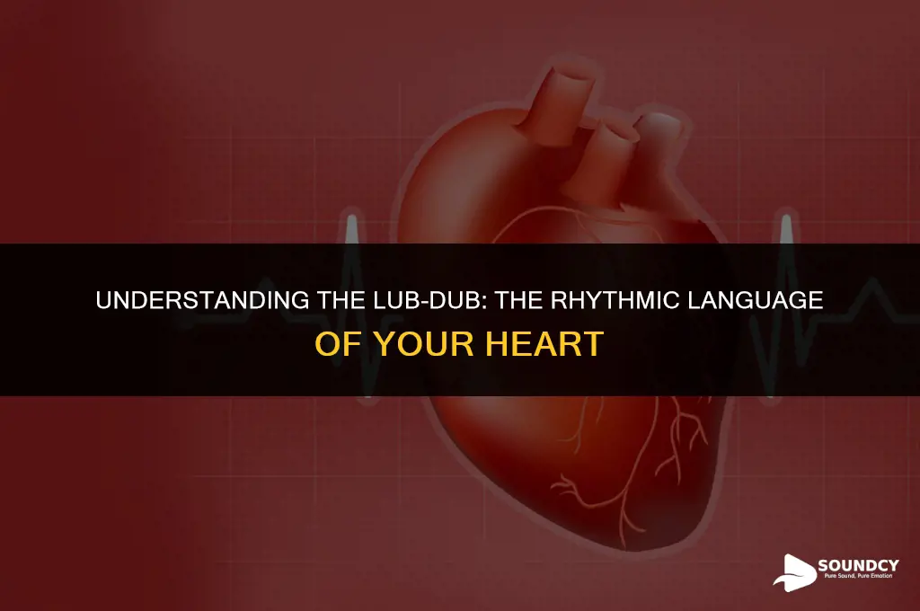 what are the lub dub sounds of the heart