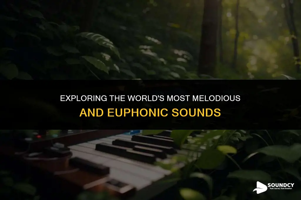 what are the most euphonic sounds on the planet