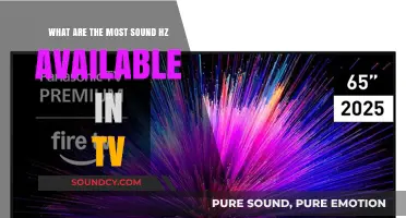 Exploring the Sonic Spectrum: TV's Best Sound Frequencies Unveiled